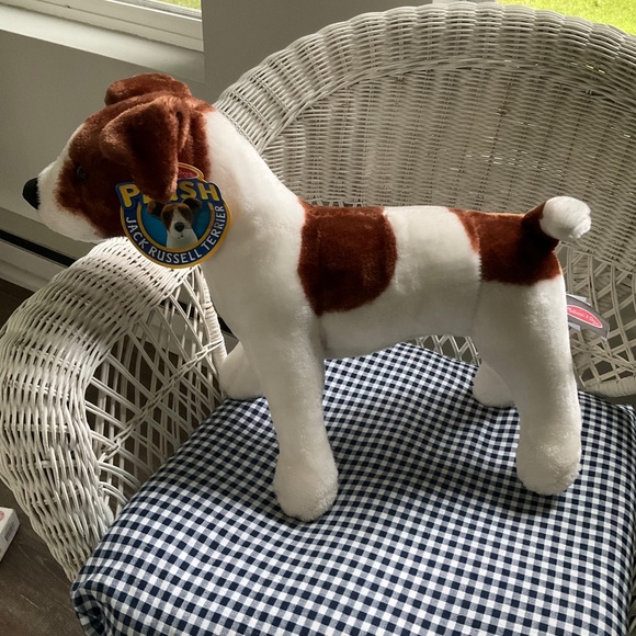 New with Tag Melissa & Doug Jack Russell Terrier plush toy - Picture 3 of 4